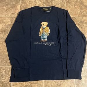 Deadstock Polo Bear Classy Bear Graphic LS Tee